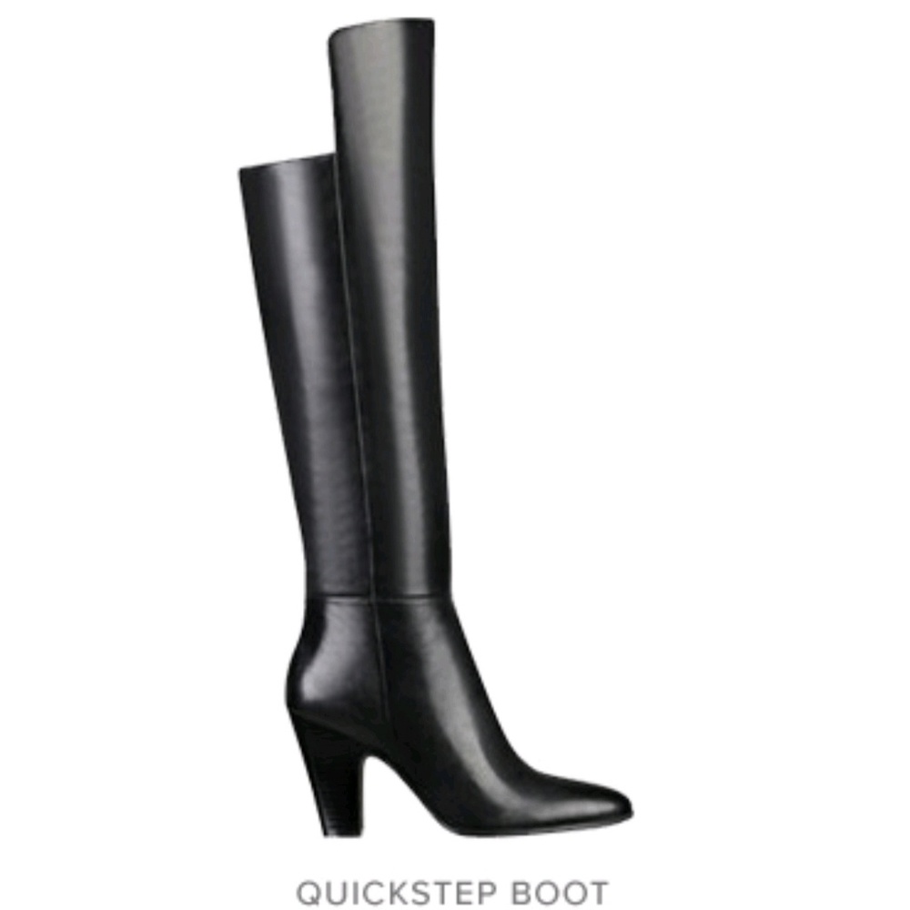 NINE WEST Leather Riding Boot - Picture 2 of 2